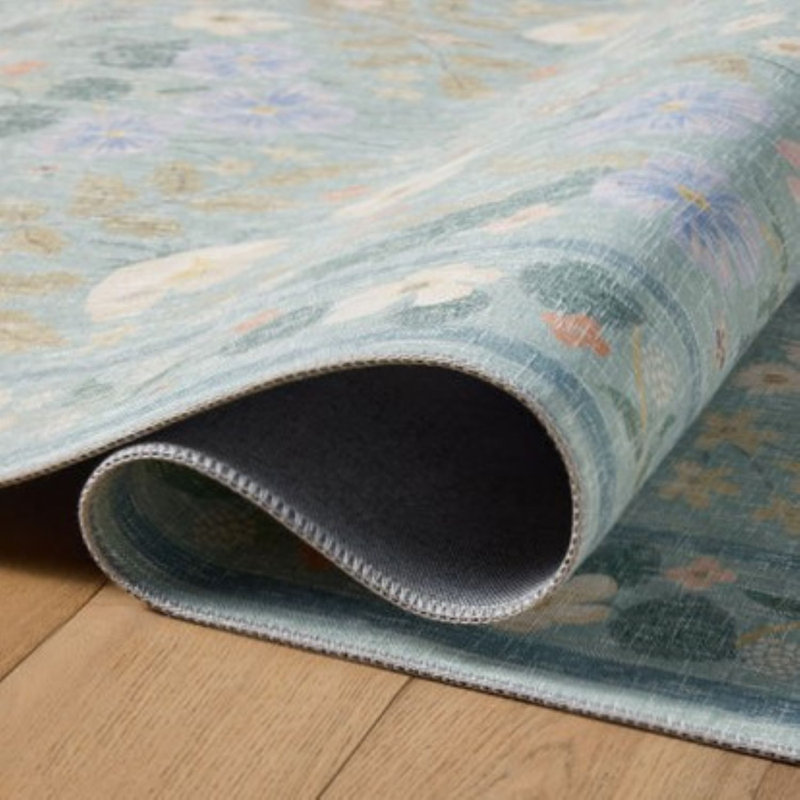 Rifle Paper Co. x Loloi Cotswolds Sky Area Rug & Reviews | Birch Lane